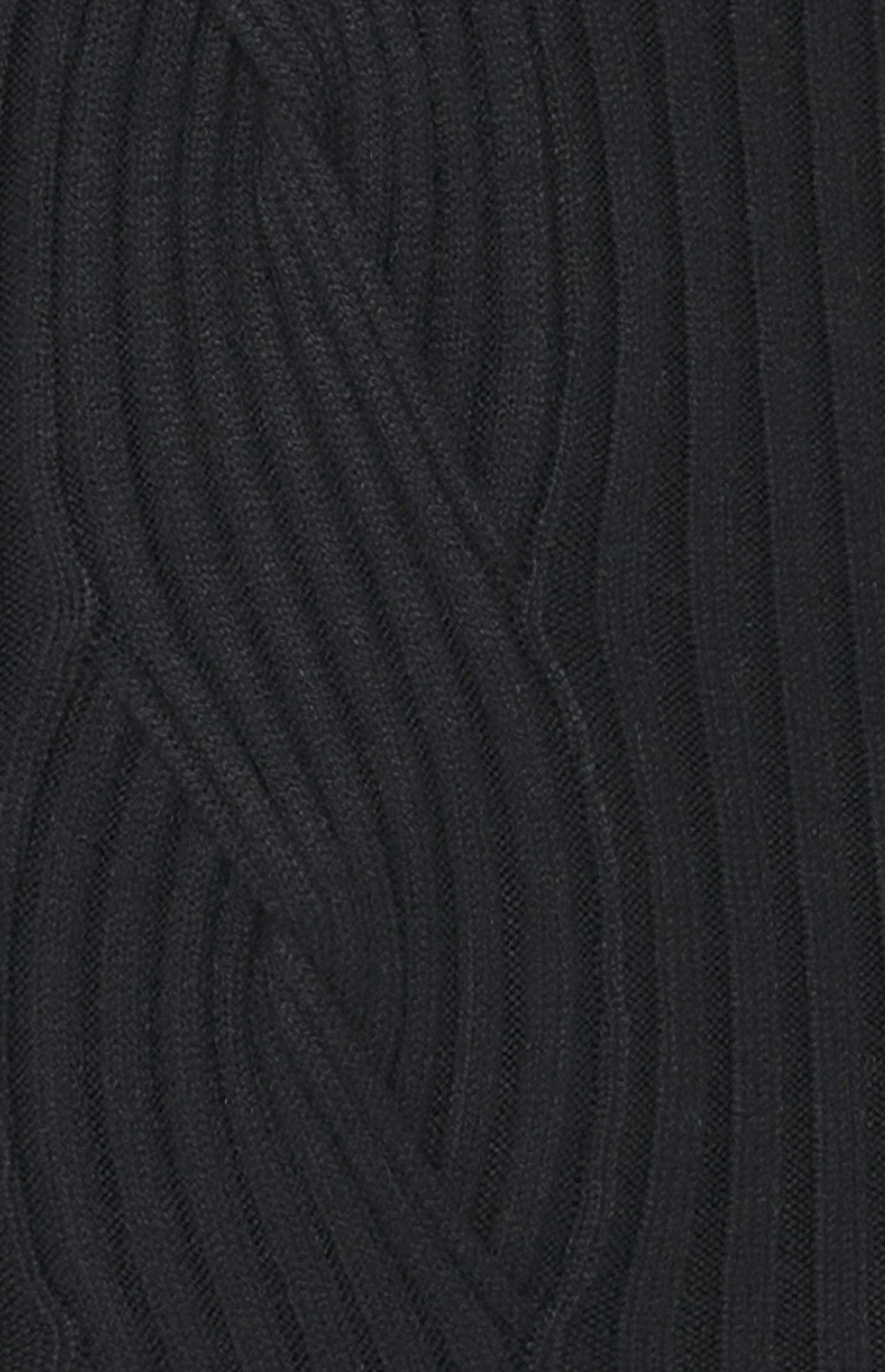 Lula Cut Out Knit Dress - Black