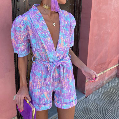 Elena - Trendy Playsuit with Elegant Flair