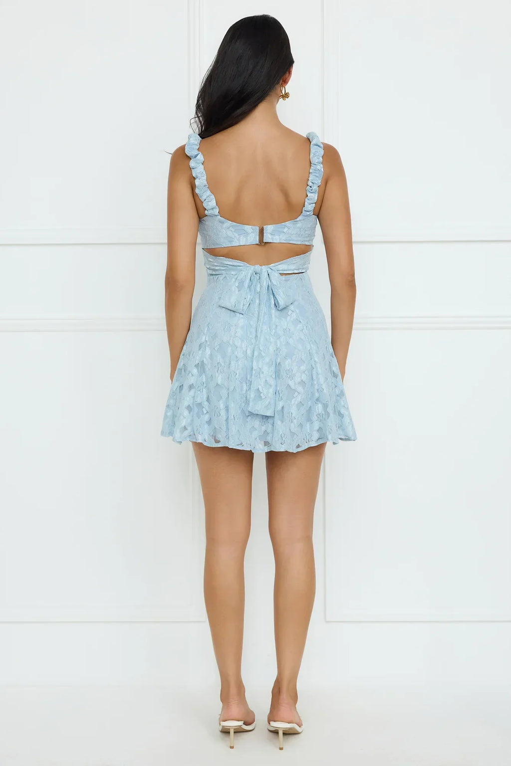 Refreshing Soul Lace Mini Dress