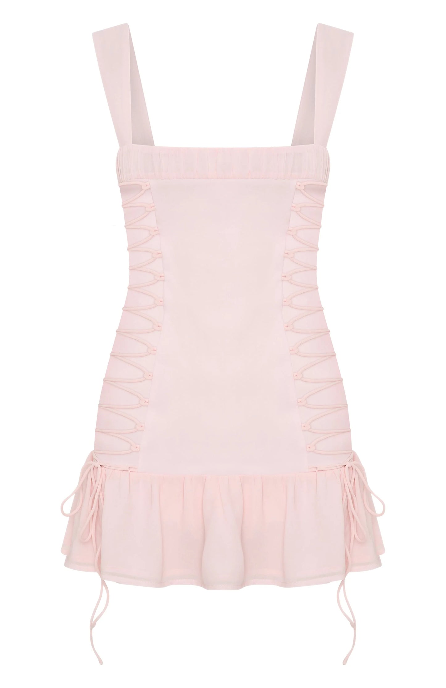 Rush In Mini Dress Baby Pink