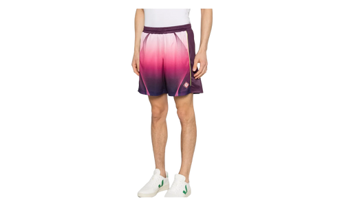 Gradient Football Shorts "Aubergine" MSS26JTR25301