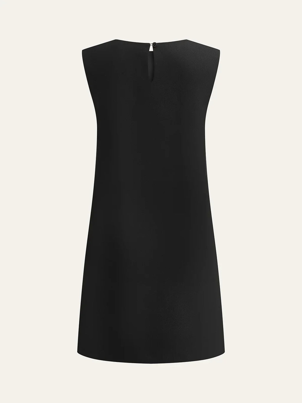 Metal Decor Sleeveless Mini Dress