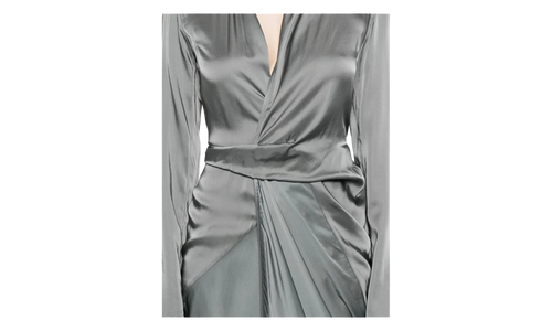 Charmeuse Wrap Dress WMNS "Washed Indigo" RP02E4560 SCH 06