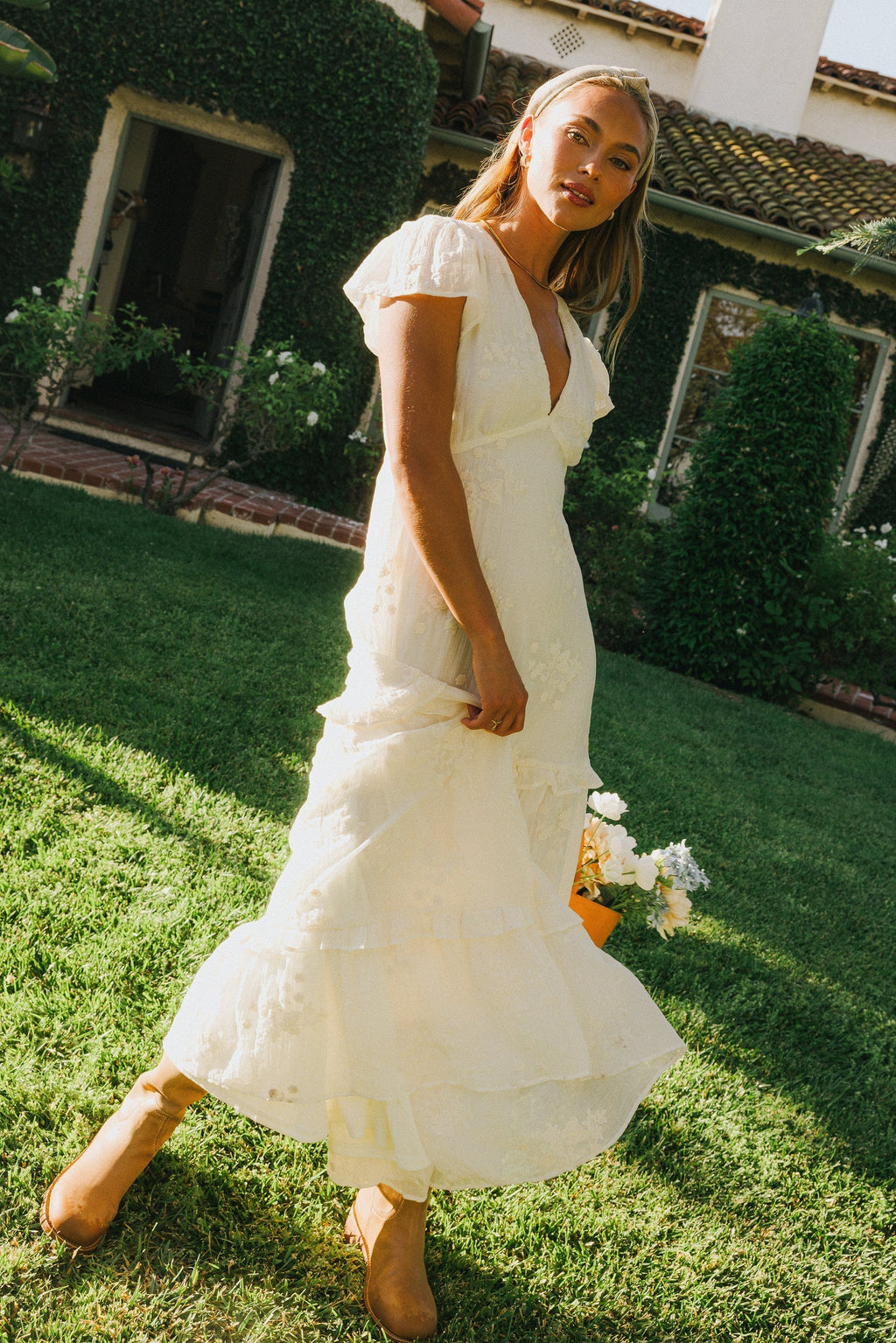 Sol Embroidered Maxi Dress