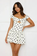 Dunes Of Desire Bubble Mini Dress Beige