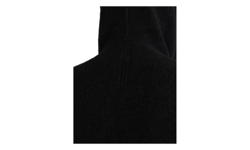Knitted Hun Hoodie "Black" RR02E1698 KWP 09