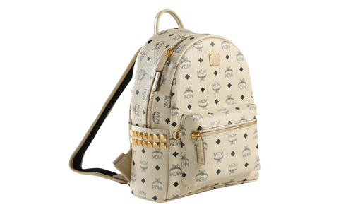 Small Stark Backpack in Visetos "Beige" MMKEAVE15 BEIGE