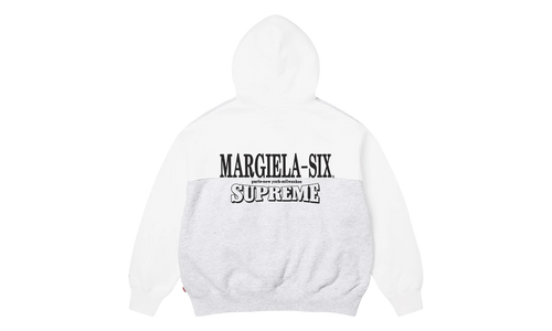 MM6 Maison Margiela Eagle Zip Up Hooded Sweatshirt "SS26 - grey" SU27172