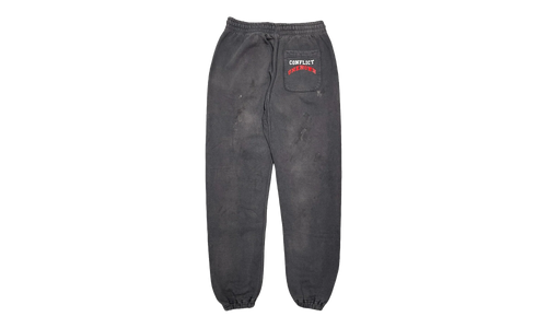 Struggle Logo Sweatpants "Saint Michael - Black" DT370