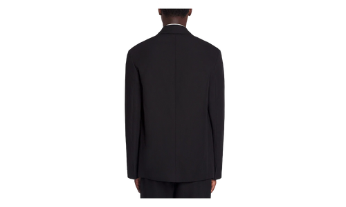 LINEN DECONSTRUCTED SINGLE-BREASTED JACKET "Black" RM JA0122 5870 P24 10