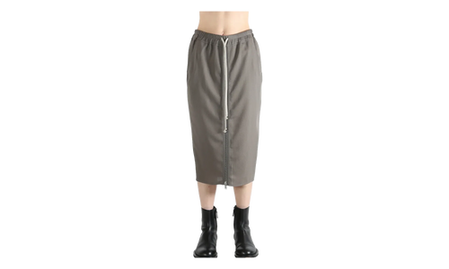 Gonna Zipped Short Pillar Skirt WMNS "Dust" RP01F6375 WT 34