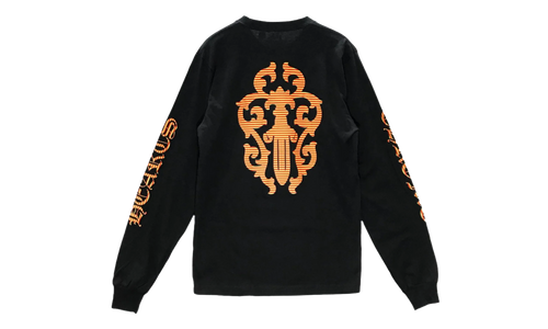 Yellow Dagger Script Logo Long Sleeve "Black" CHRM0829