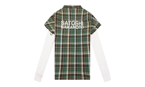 Bender Cut Off Flannel "Green Plaid" SAT002