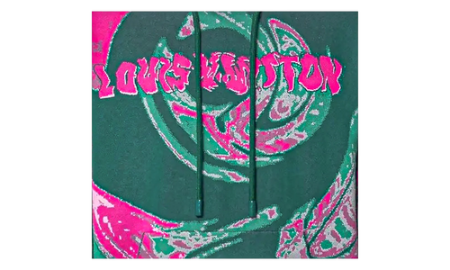 Splash Logo Hooded Sweatshirt "Green/Pink" 1ABJ33