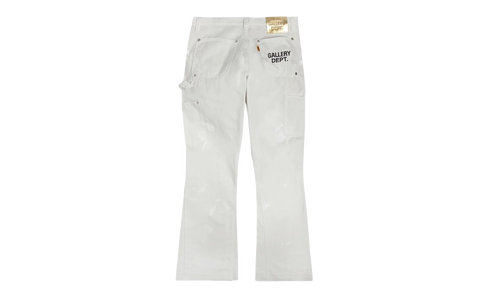 Stadium Uniform Flare Carpenter Jeans "White" GDSUFCJW