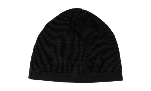 Waffle Cross Beanie Hat "Black" CHRM0785