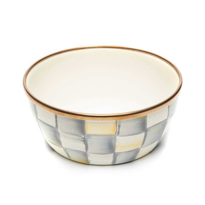 Sterling Check Pinch Bowl