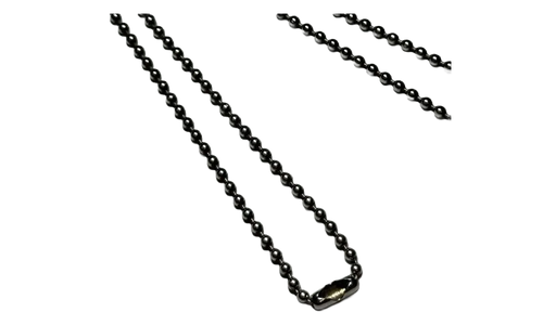 Ball Chain Necklace "18 inches - Silver" CHRM0961