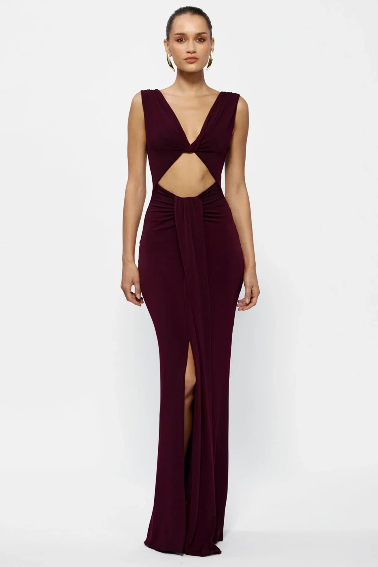 Faith Dress - Black Cherry