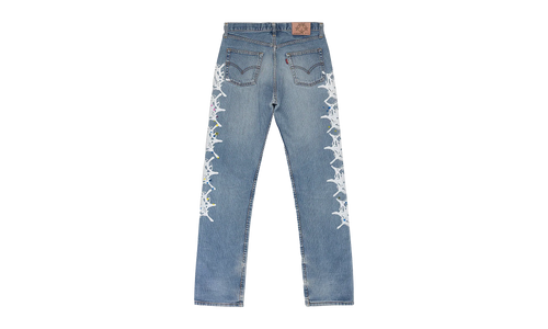 VINTAGE WEB STRAIGHT-FIT JEANS "Denim Blue" SP5der107