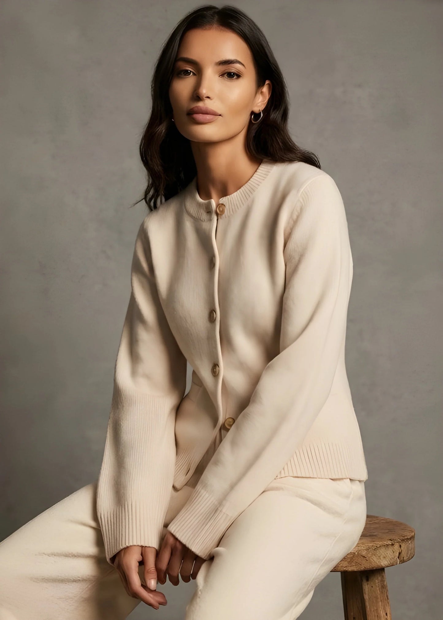 Livette - Knotted Cardigan Sweater