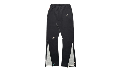 GD Logo Paint Splatter Flare Sweatpants (2024) "Washed Black White Multi" GDGDLFSWB