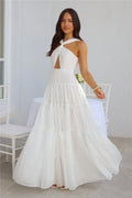 Shell Seekers Maxi Dress White