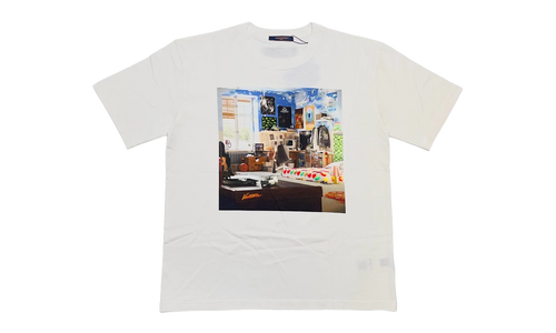Teen Bedroom Printed Short Sleeve Tee "White" 1ABY44