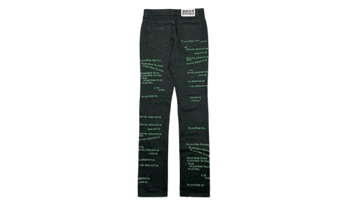 Scripture Jeans "Black/Green" WDWBMBSJBG