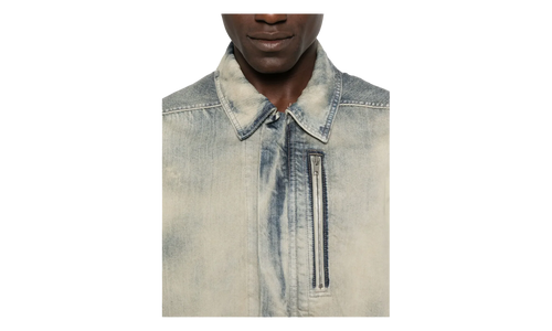 Concealed Zip Front Jacket "Mineral Pearl" DU02E7775 DMP 38
