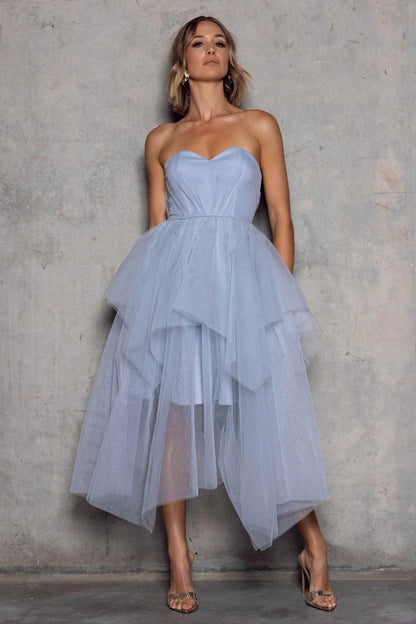 Belle Dress - Blue Stone