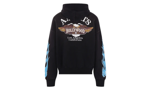 MA Flames Zip Hoodie "Black" AMTOJR1113 001
