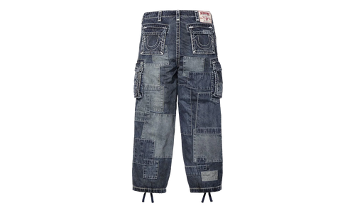 True Religion Patchwork Cargo Pant "FW25 - Dirty Indigo" SU27243