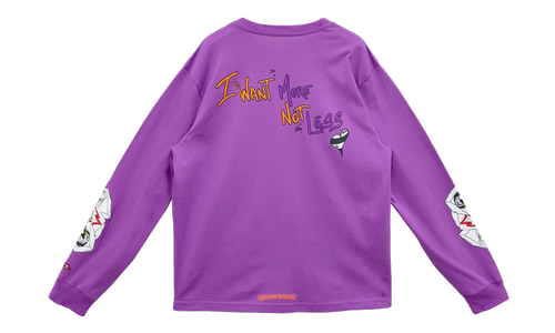 Matty Boy "I want more not less" Longsleeve "Purple" CHRM0817
