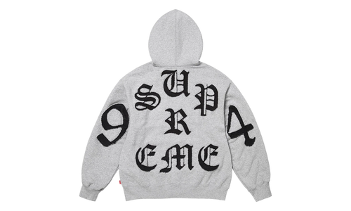 Cut Out Zip Up Sweatshirt "SS26 - Grey" SU27154