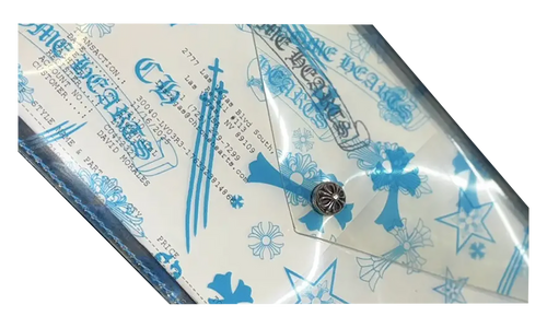 Translucent Logo All Over Pouch "Blue" CHRM0915