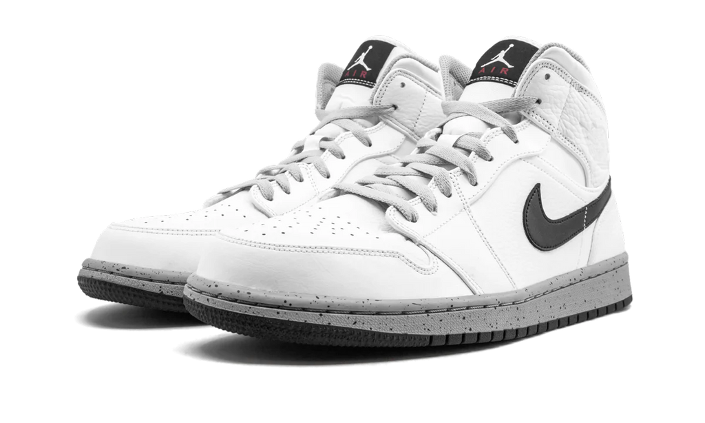 Air Jordan 1 Mid "White/Cement" 554724 115