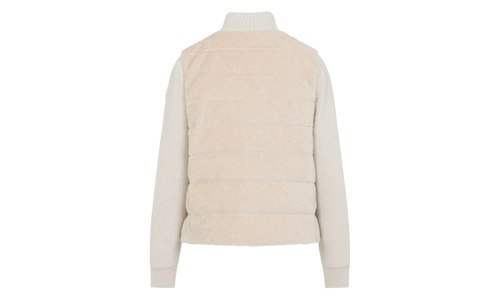 Stand Up Collar Zip Up Cardigan WMNS "White" MON53