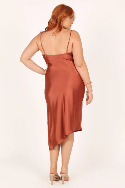 Cyprus Dress - Rust