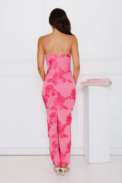 Estelle Mesh Maxi Dress