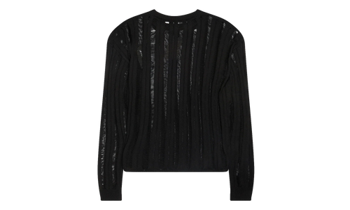 Daniel Ladder Stitch Oversize Sweater "Black" ADR MTPS 0003