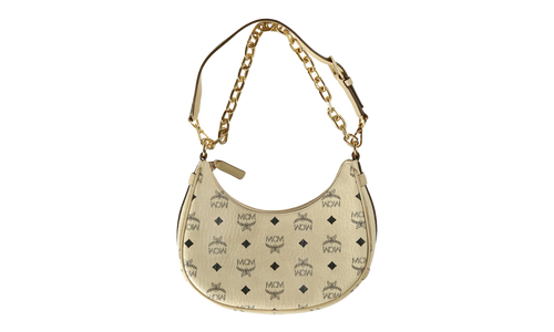 Aren Vi Hobo Bag "BEIGE/BLACK - Small" MWHFATA02 BEIGEBLACK