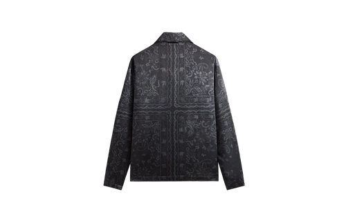 Panelled Bandana Long Sleeve Coaches Jacket "Black" khm033607 001