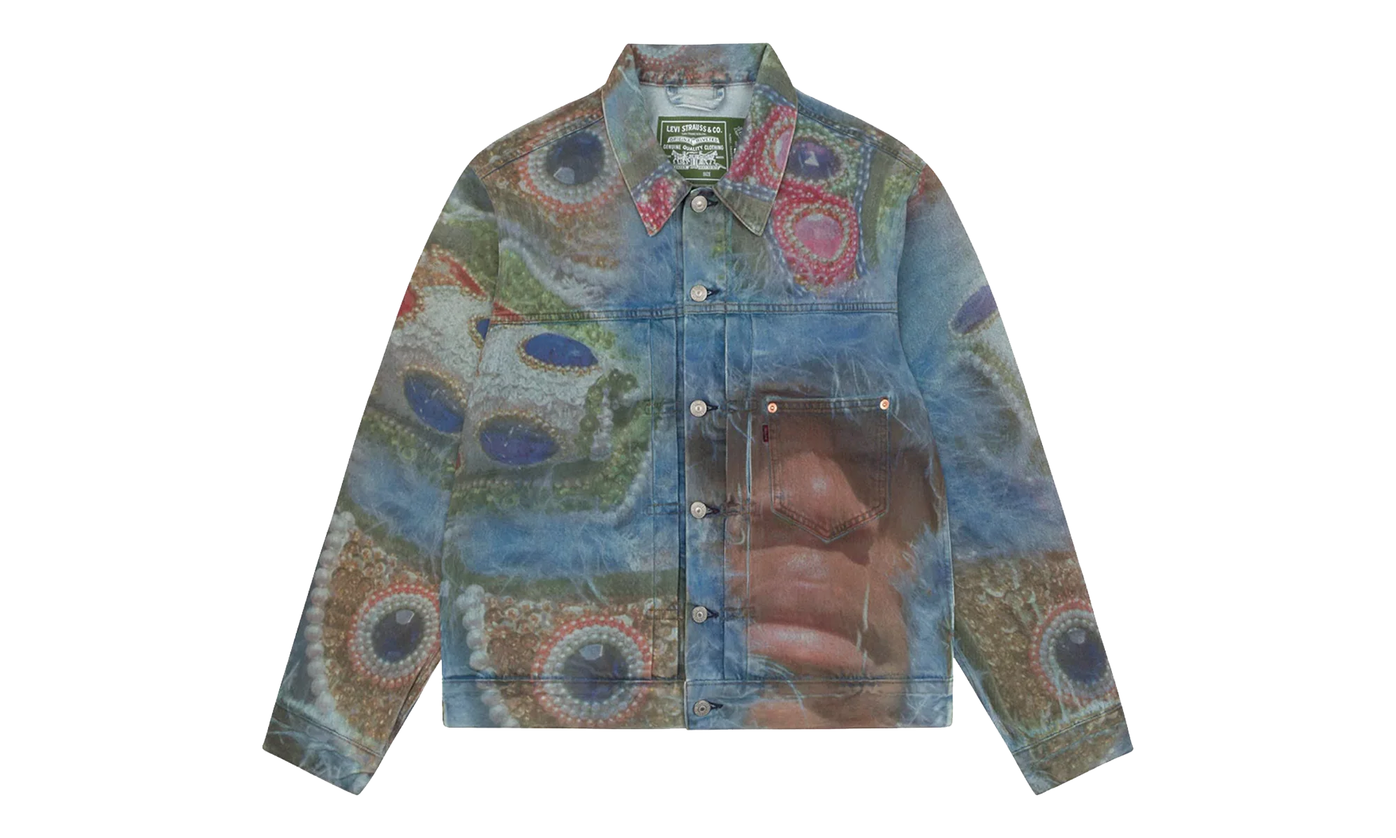 Big Chief Demond Type-1 Jean Jacket "Multicolor" DT396