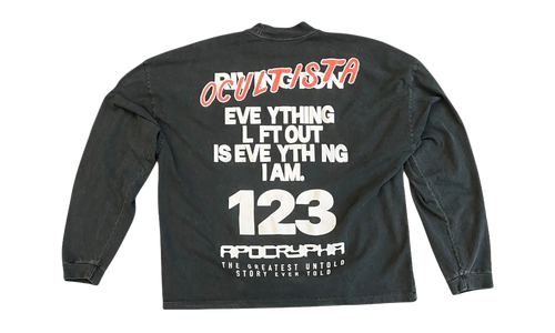 Occultista Vintage Long-Sleeve T-Shirt "Vintage Black" OCCT LS08