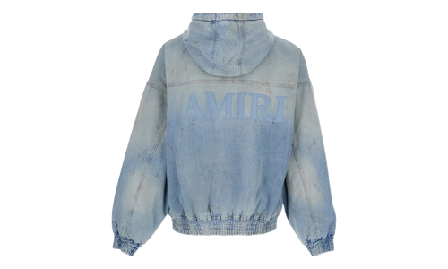 MA Denim Zip Hoodie "Perfect Antique Indigo" AMOUJA1037 543