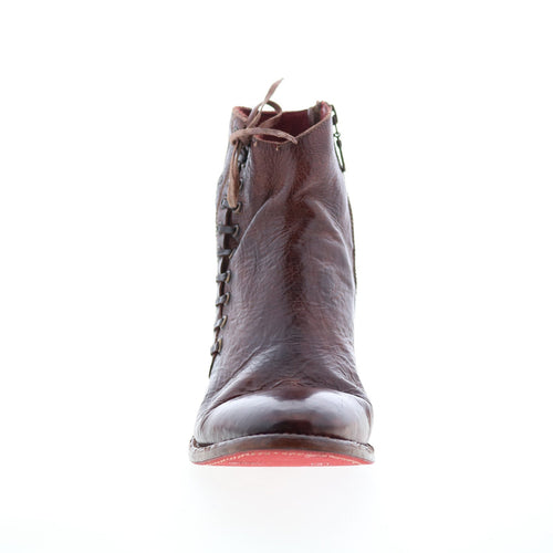 Bed Stu Aldina F328016 Womens Brown Leather Zipper Casual Dress Boots