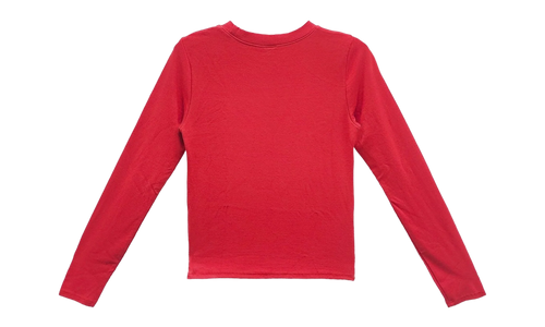 Bad Seed CH Embroidered Bad Long Sleeve T-shirt "Red" CHRM0783