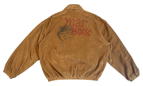School Portrait Coach Bomber Jacket "Cotton Cord - Camel Fade Out" 261 MJK121P4 CORDCML