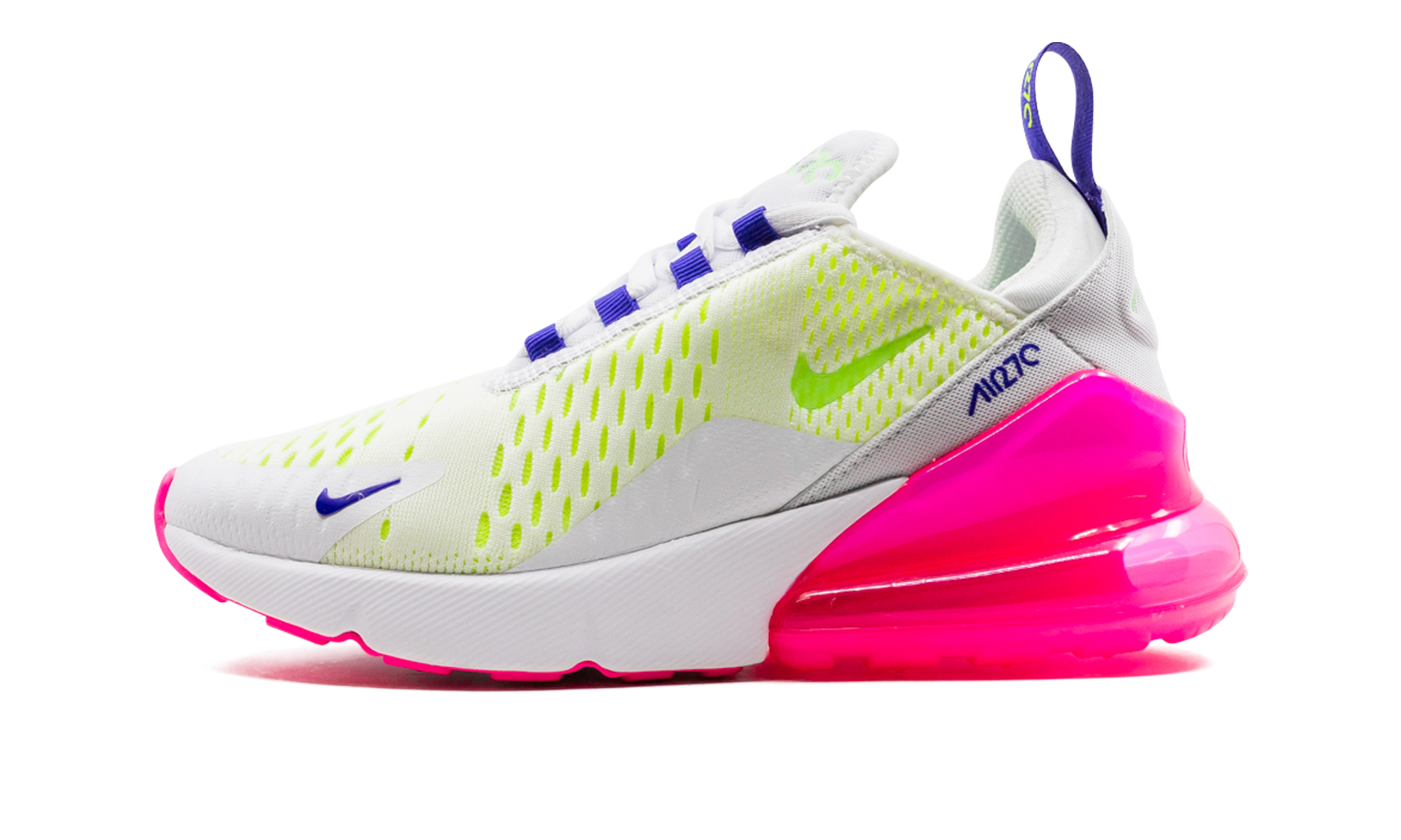 AIR MAX 270 MNS WMNS "White / Pink Blast / Volt" DH0252 100